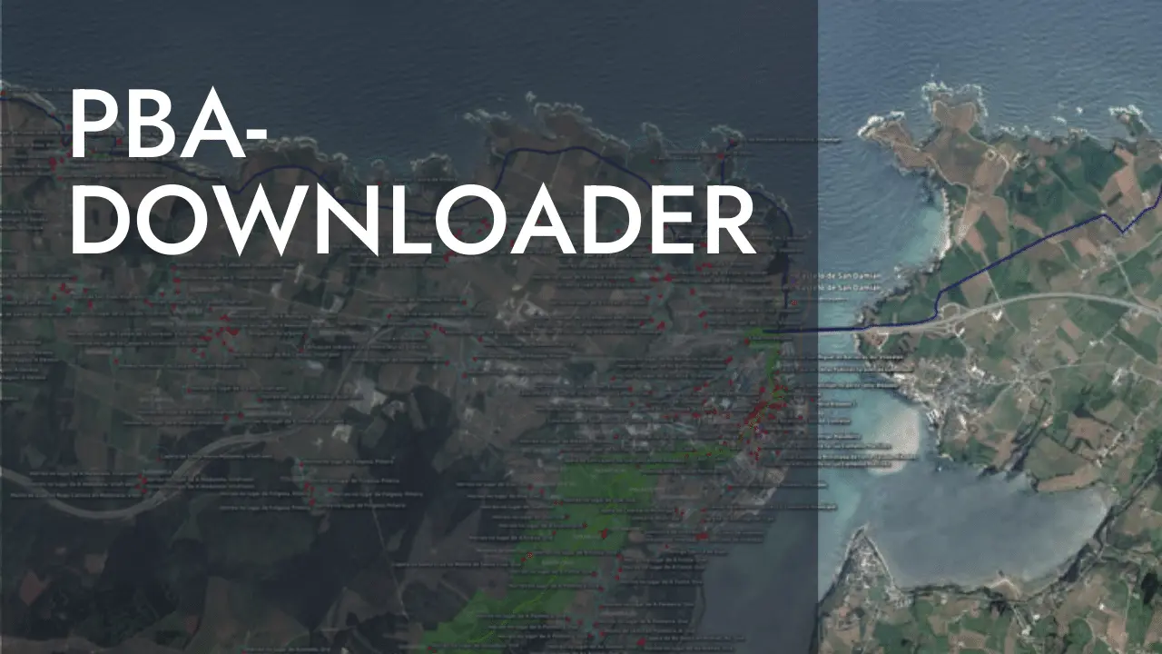 PBADownloader - Herramienta de descarga masiva de catastro