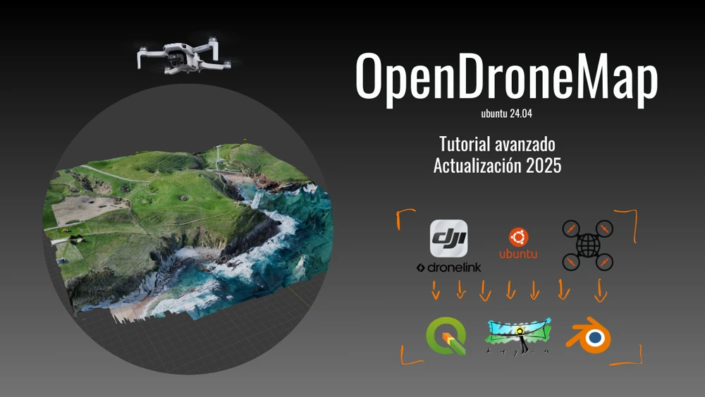 Productos de dron en Linux - OpenDroneMap - Tutorial avanzado